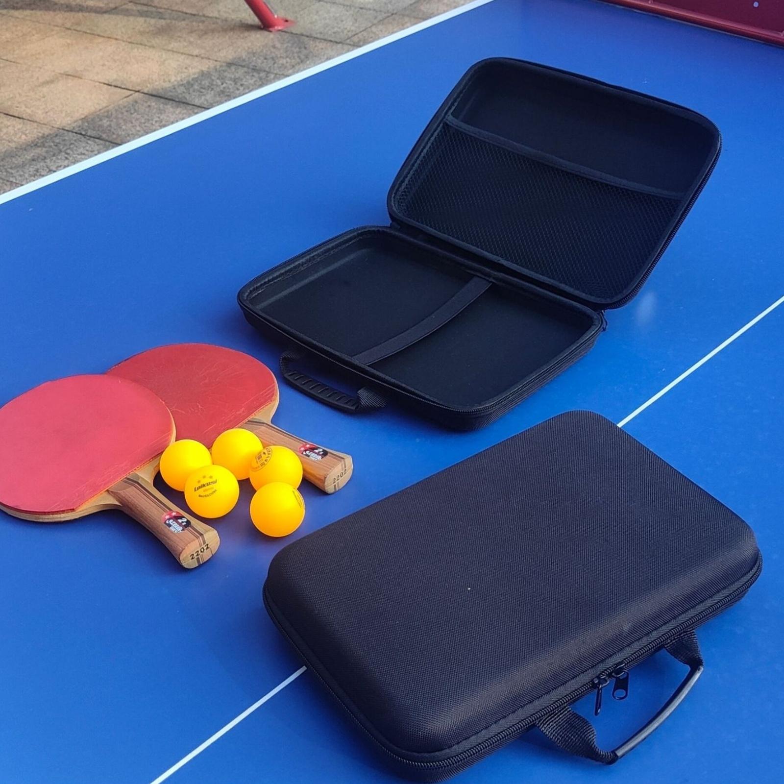 Table Tennis Ace - 패들 보호 케이스 EVA 수납공간 라켓