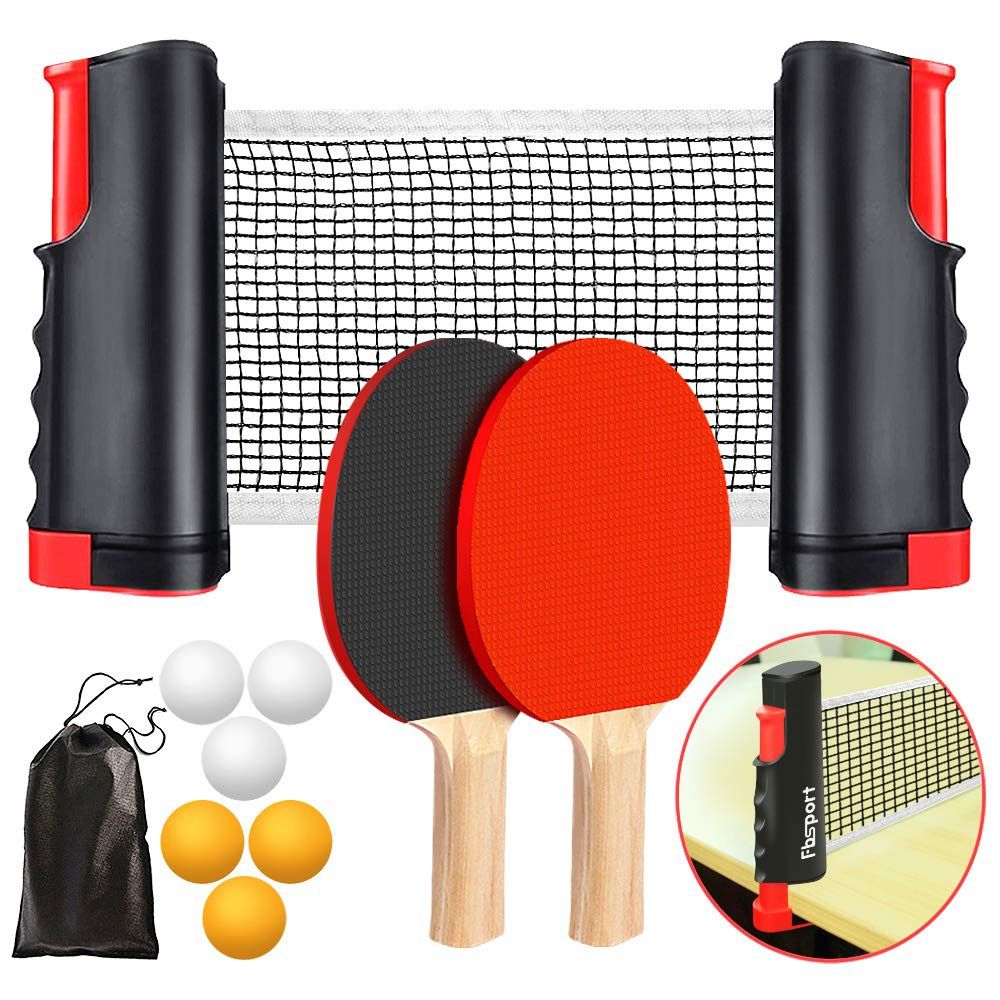 Table Tennis Ace - 접이식 탁구 네트 프레임 세트, 휴대용