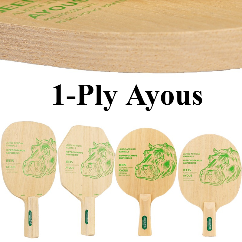 Table Tennis Paddle - JEELS 그린 히포 1겹 아유스 탁구