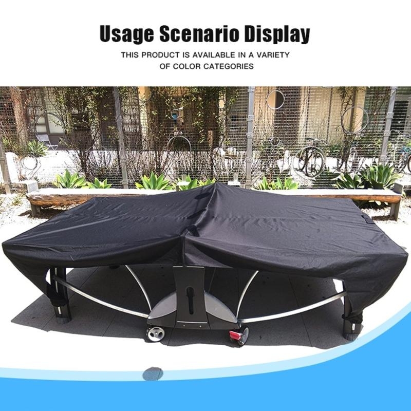 Table Tennis Folding Table - 방수 탁구 테이블 커버 탁구 테이블