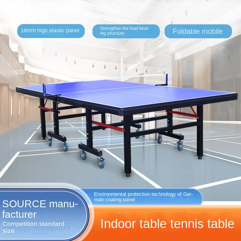 Table Tennis Folding Table - 2026년 대회용 접이식 가정용 표준 사이즈