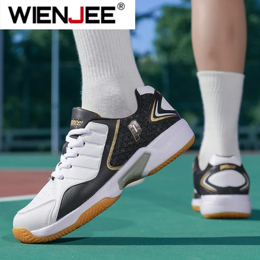 전문 남성 여성 가죽 배드민턴 신발 커플 미끄럼 방지  - Table Tennis Volleyball 리뷰 및 가격