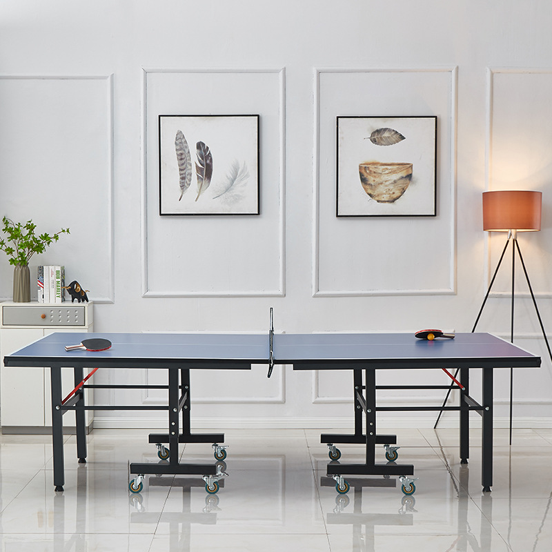바퀴가 달린 접이식 실내 탁구대, 중간 크기, 가정용  - Table Tennis Folding Table 리뷰 및 가격
