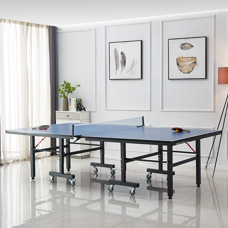 바퀴가 달린 접이식 실내 탁구대, 중간 크기, 가정용  - Table Tennis Folding Table 리뷰 및 가격