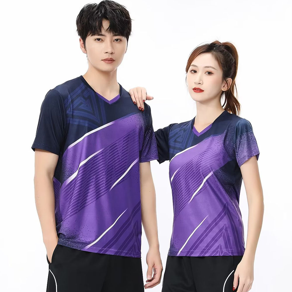 남녀공용 테니스 탁구 티셔츠, 반팔 스포츠 상의, 빠른 - Table Tennis Volleyball 리뷰 및 가격