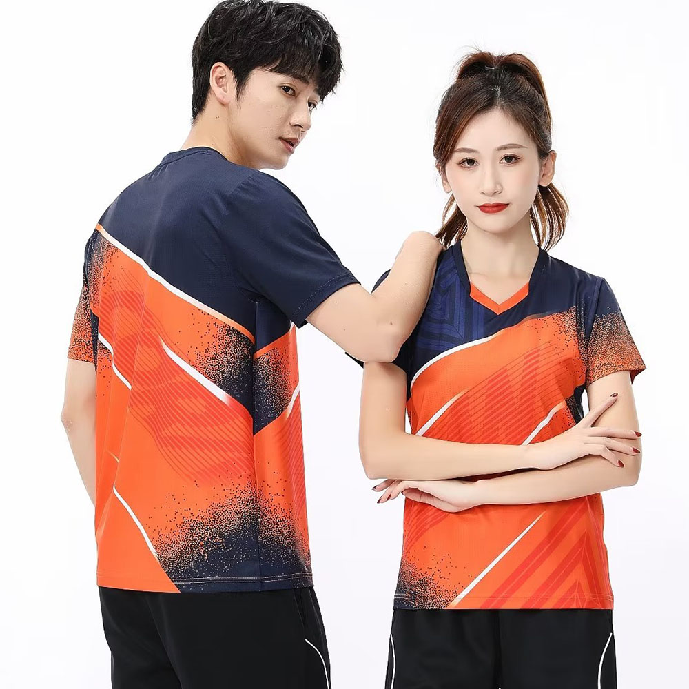 남녀공용 테니스 탁구 티셔츠, 반팔 스포츠 상의, 빠른 - Table Tennis Volleyball 리뷰 및 가격
