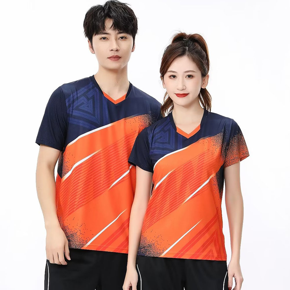 남녀공용 테니스 탁구 티셔츠, 반팔 스포츠 상의, 빠른 - Table Tennis Volleyball 리뷰 및 가격