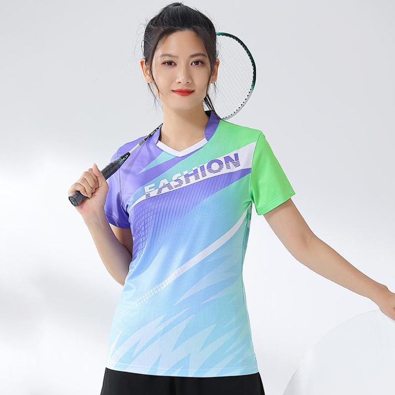 여자 배드민턴 셔츠, 프린트 골프웨어, 속건성 여자 탁 - Table Tennis Volleyball 리뷰 및 가격