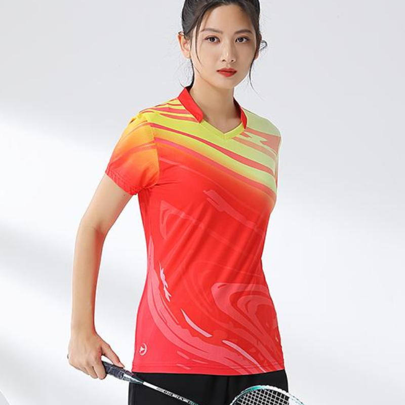 여자 배드민턴 셔츠, 프린트 골프웨어, 속건성 여자 탁 - Table Tennis Volleyball 리뷰 및 가격