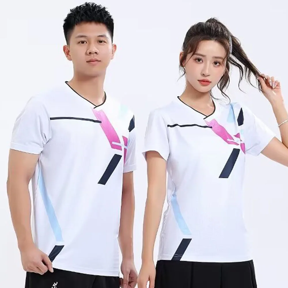 남녀 공용 배드민턴 티셔츠 빠른 건조 여름 반팔 배구  - Table Tennis Volleyball 리뷰 및 가격