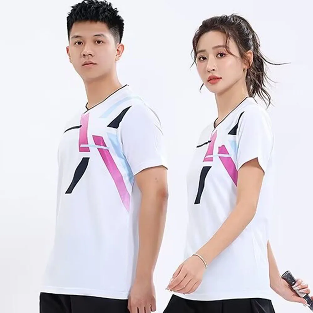 남녀 공용 배드민턴 티셔츠 빠른 건조 여름 반팔 배구  - Table Tennis Volleyball 리뷰 및 가격